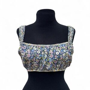 American Eagle Floral Print Women's Cropped Tank Top